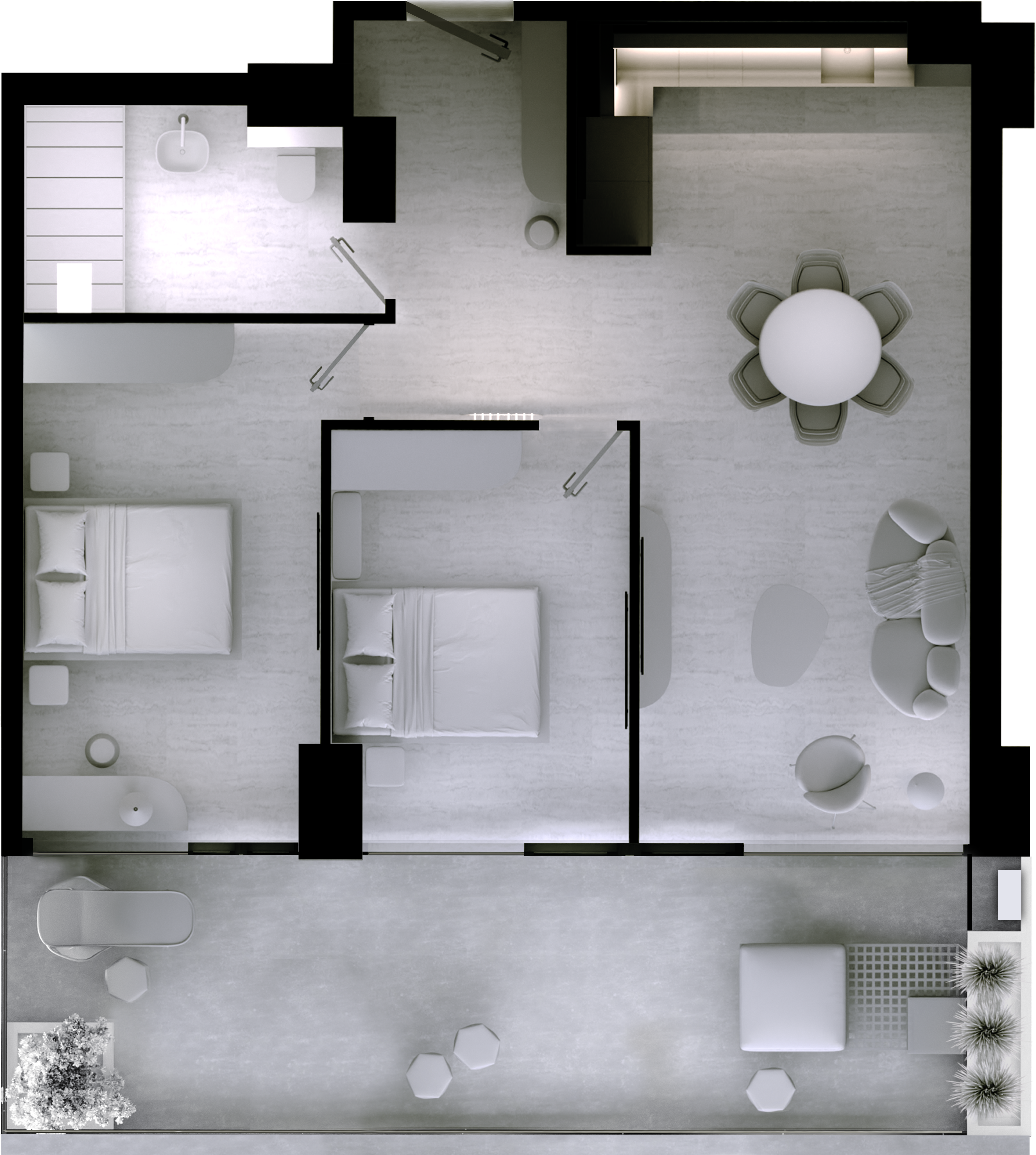 3D Apartment View